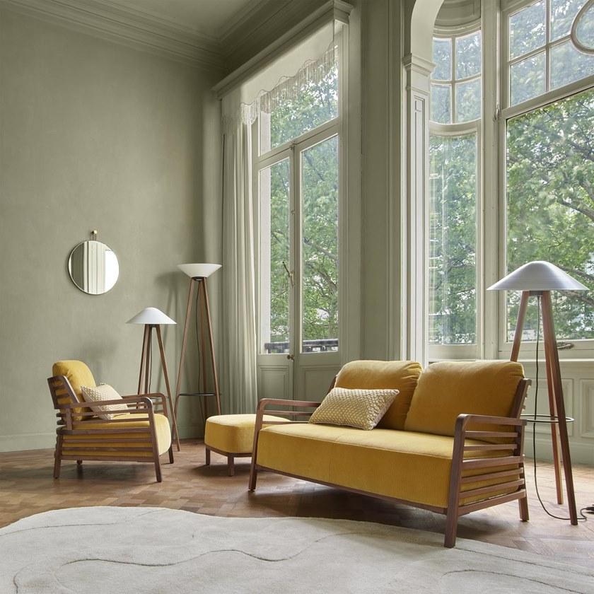 Ligne Roset Кожаное кресло с подлокотниками Flax 12190155 - Вид №3