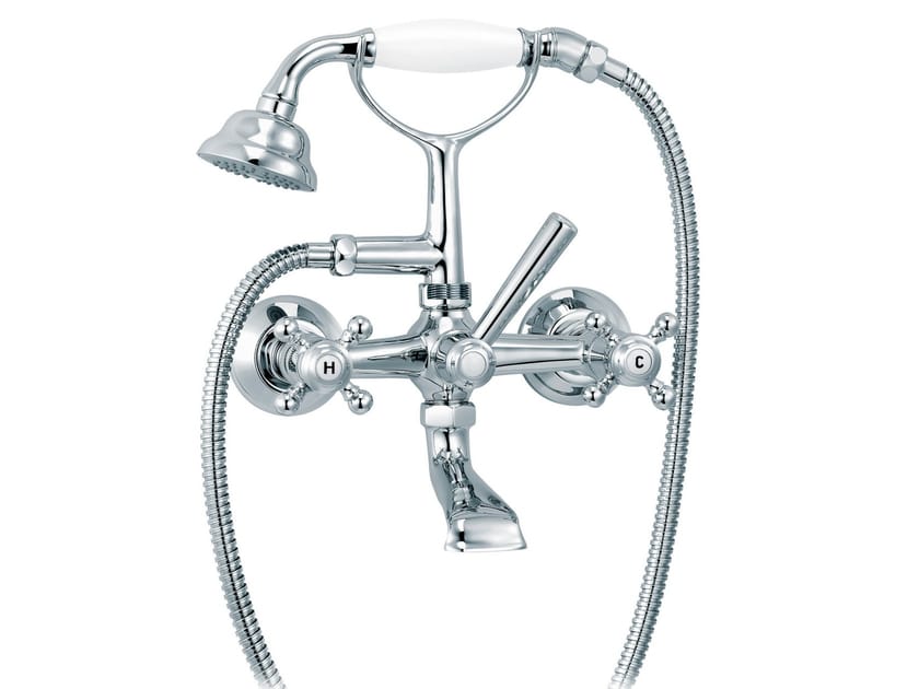 Настенный смеситель для ванны с 2 отверстиями и ручным душем rvb 1920-1921 ARCH-00145533