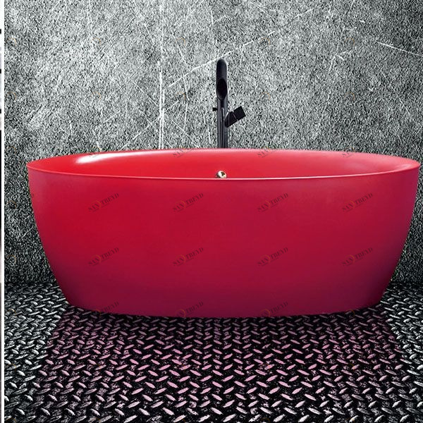 Ванна отдельностоящая Dip Softies Red Aquamass Stone One SOFTIESRED