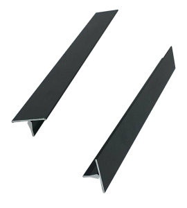 84749822 Нащельник узкий алюминиевый 23х19х2605 мм черный (2 штуки) STLM-0054520 Santreyd