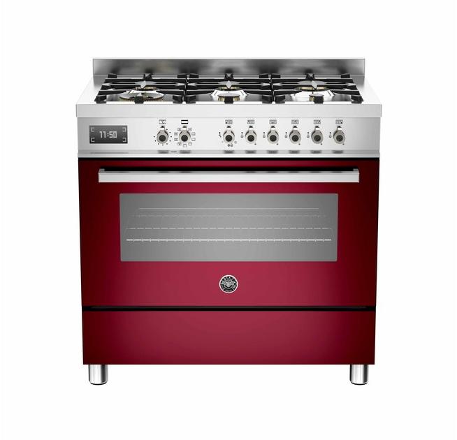 Bertazzoni Профессиональная отдельно стоящая кухня Professional Pro90 6 mfe s - Вид №6