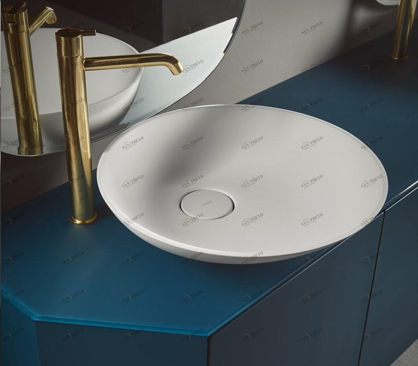 INBANI Тумба под умывальник из дерева подвесная с дверцами Forma sun-id-1414818