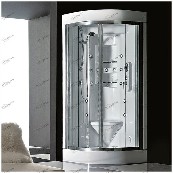 Душевая кабина Gruppo treesse Acquazzurra 90 STB-B7597D белая с гидромассажем угловая правая STBB7597D