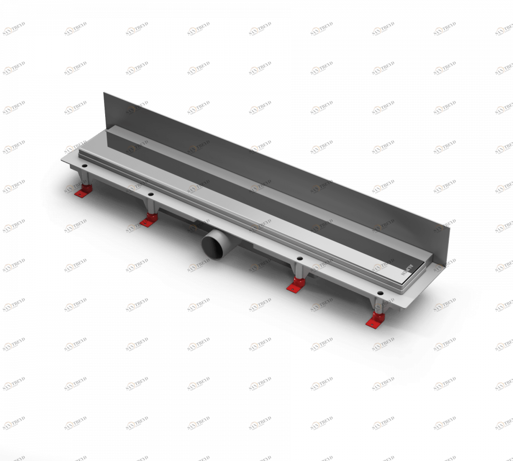 Водоотводящий желоб ALPEN Klasic/Floor ALP-850K3 для монтажа вплотную к стене 