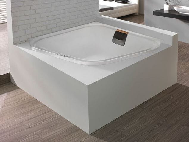 Встраиваемая акриловая угловая асимметричная ванна HOESCH Ergo+ ARCH-00029735