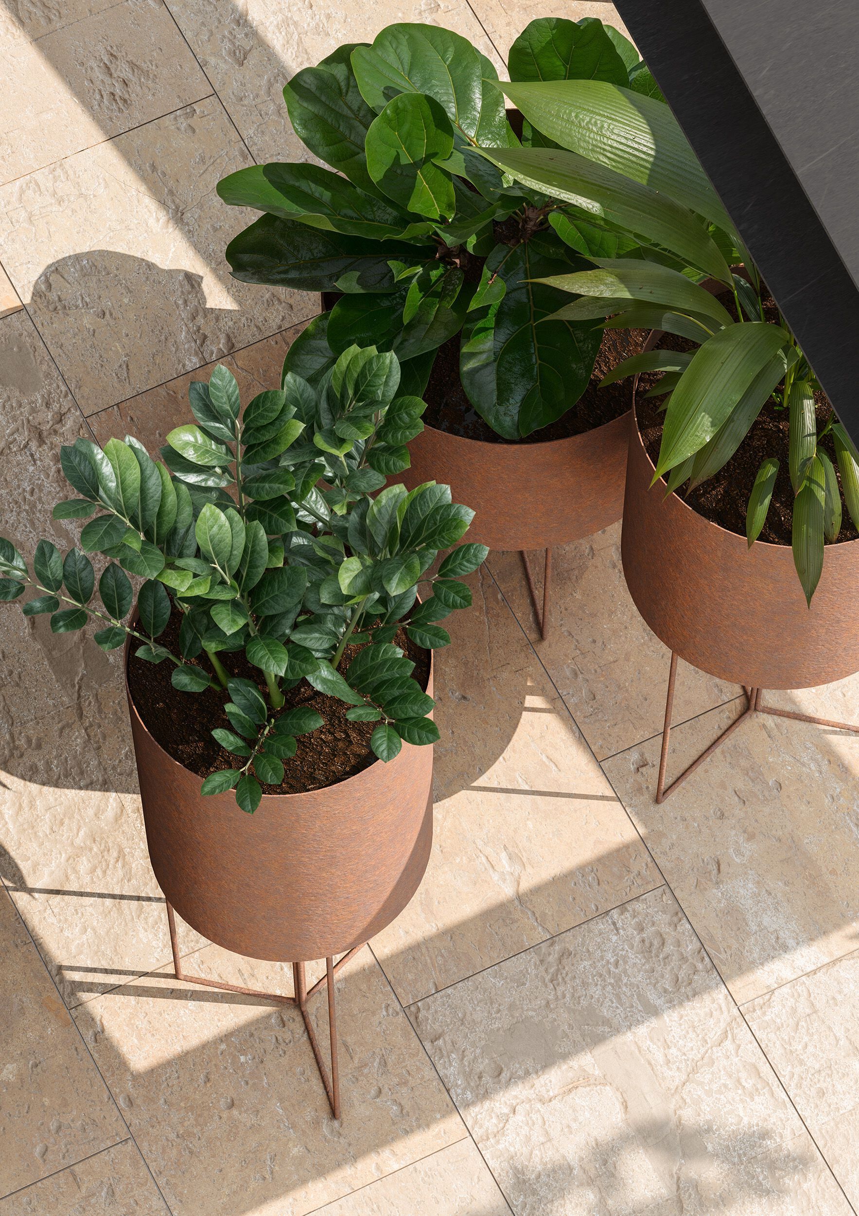 Плантатор из железа и листового металла Pipedesign Clori ARCH-00061043 - Вид №4