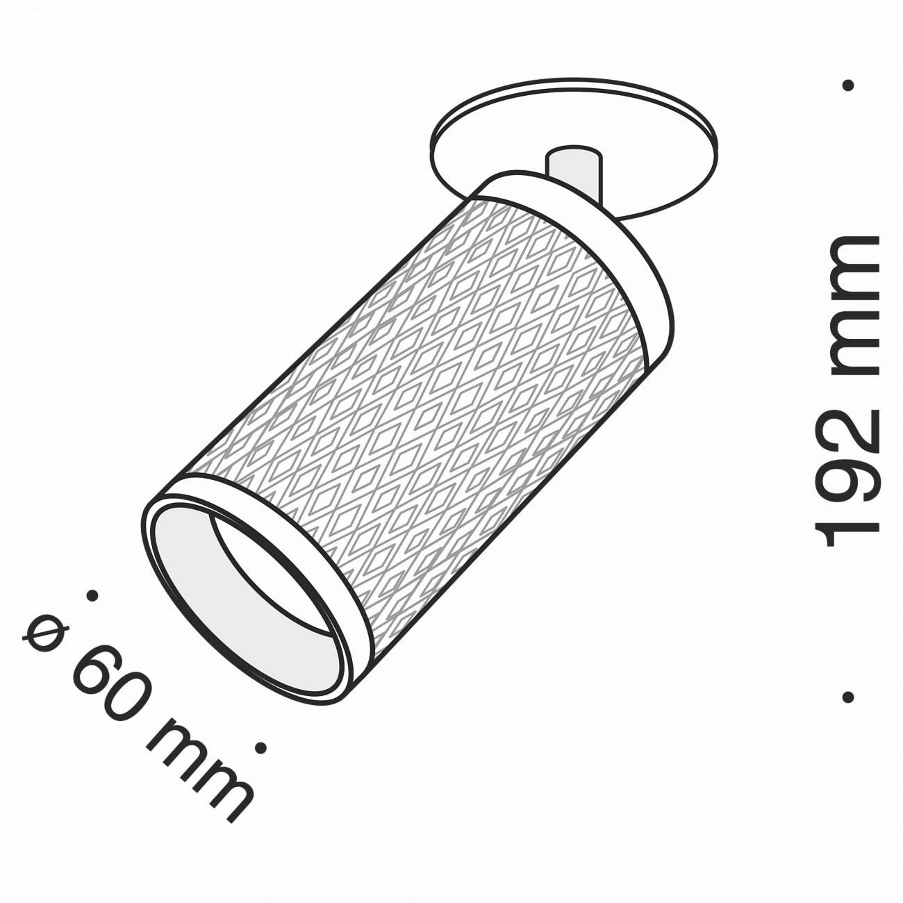 Спот потолочный поворотный с алюминиевым плафоном 19 см черный Alfa C037CL-01B TECHNICAL CEILING & WALL 00-3956969 Черный  - Вид №2