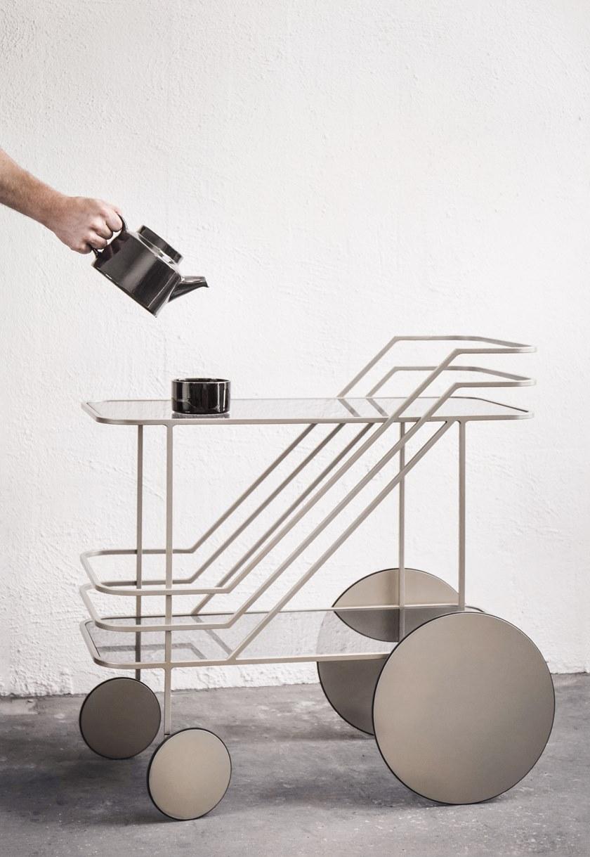 DANTE - Goods And Bads Тележка для еды из стали и стекла sun-id-1358400 - Вид №5