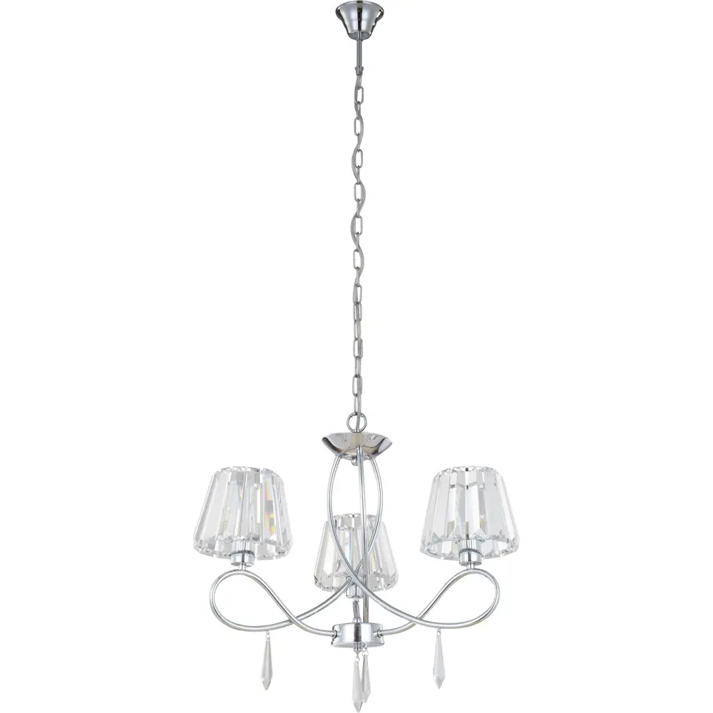 Люстра Inspire Crystal 3xE14x40 Вт, металл/хрусталь 17900945 STLM-2086122 