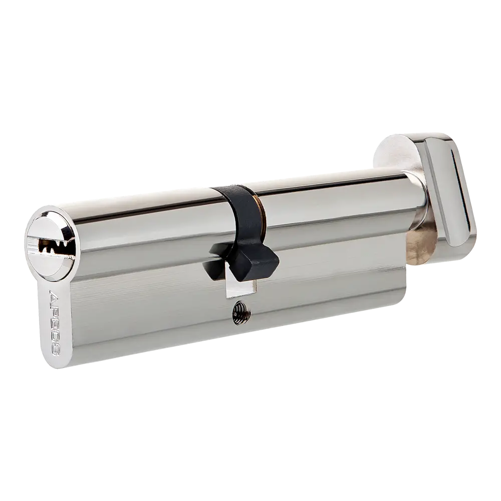 Цилиндр Apecs SM-100-C-NI, 50x50 мм, ключ/вертушка, цвет никель ЦИЛИНДР APECS SM-100-C-NI КЛ-ВЕРТ STLM-2026490