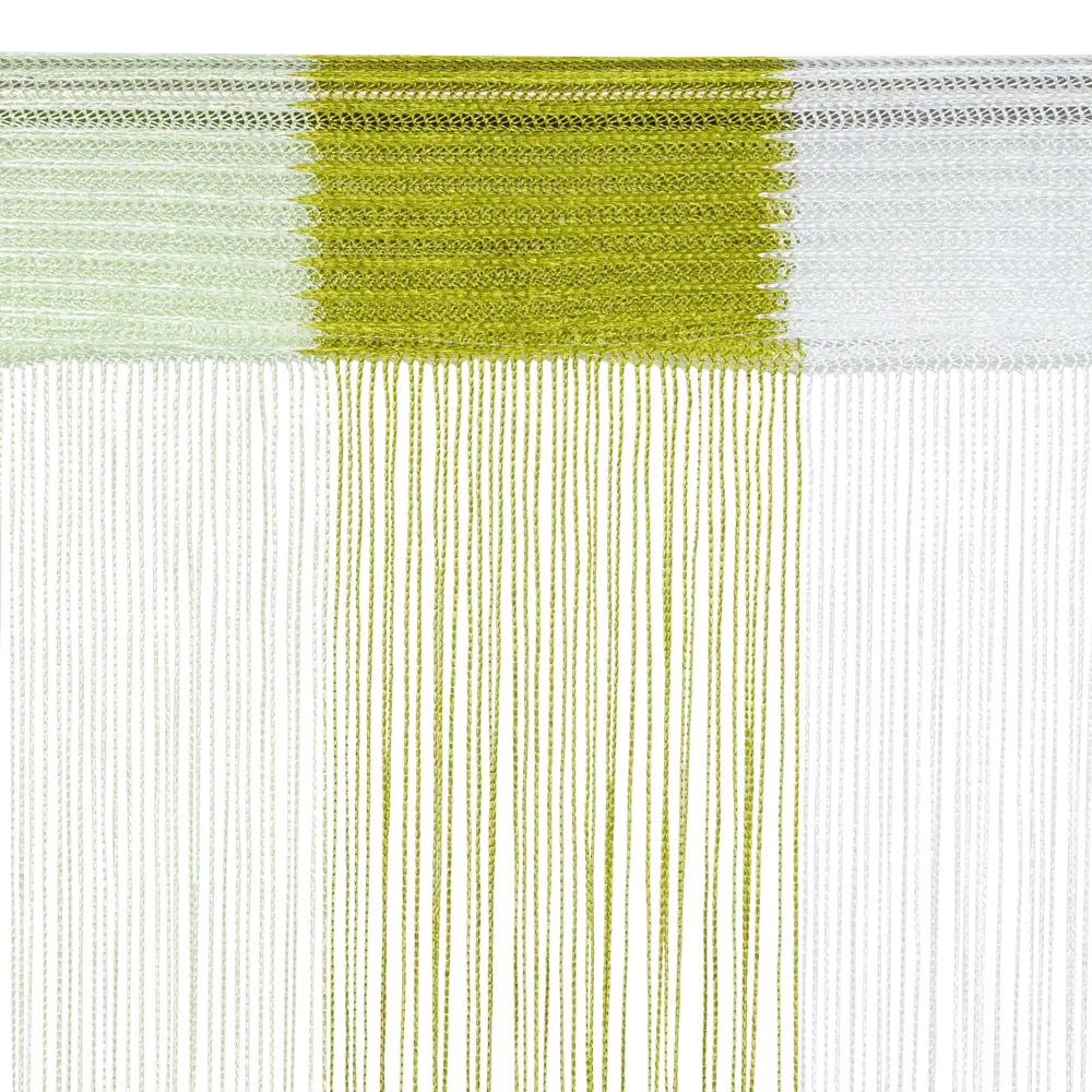 Штора нитяная Inspire, 150х280 см, цвет белый/зелёный STLM-2204704 - Вид №4