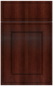Фасады для кухни Классика Фрезеровка «Бостон» Вишня Шираз №168