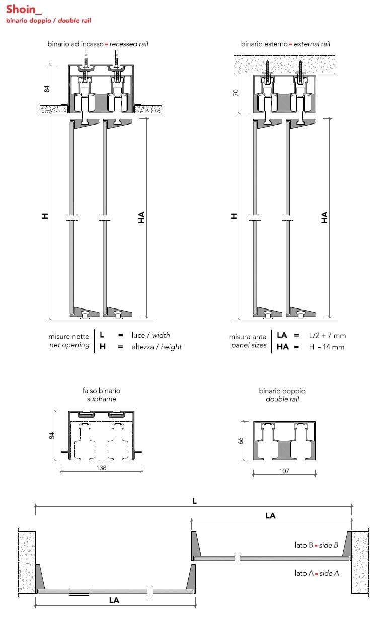 Стеклянная дверь Lualdi раздвижные и поворотные стеклянные системы ARCH-00042338 - Вид №20