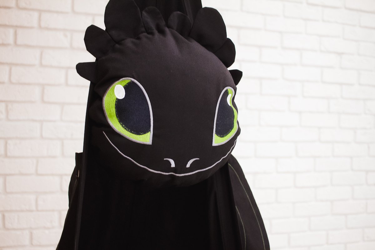 Подвесное кресло-кокон "Дракон Беззубик" ПОКАЧАЙКА  00-3831140 Черный Santreyd  - Вид №3