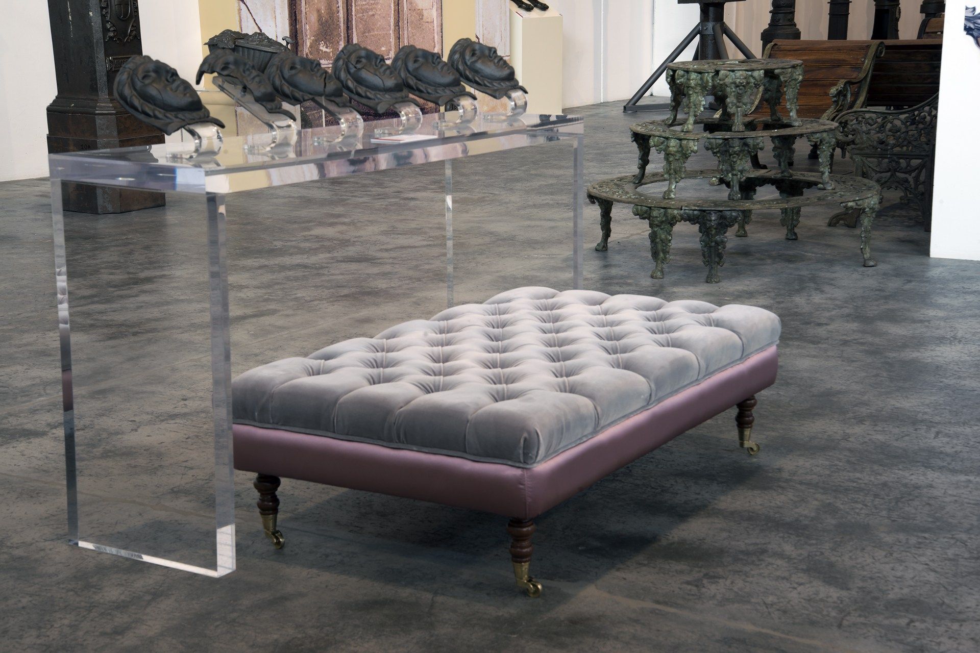 Пуф / кожаная подставка для ног Domingo Salotti Алонсо ARCH-00086612 - Вид №1