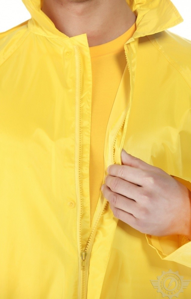 4957160 Плащ "Альбатрос ЛАЙТ" влагозащитный желтый  Непромокаемая спецодежда  размер L  - Вид №12