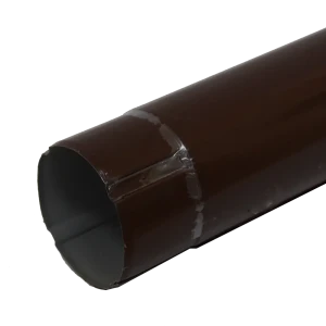 Труба круглая D90 мм 1000 мм цвет коричневый 81931032 STLM-2058965