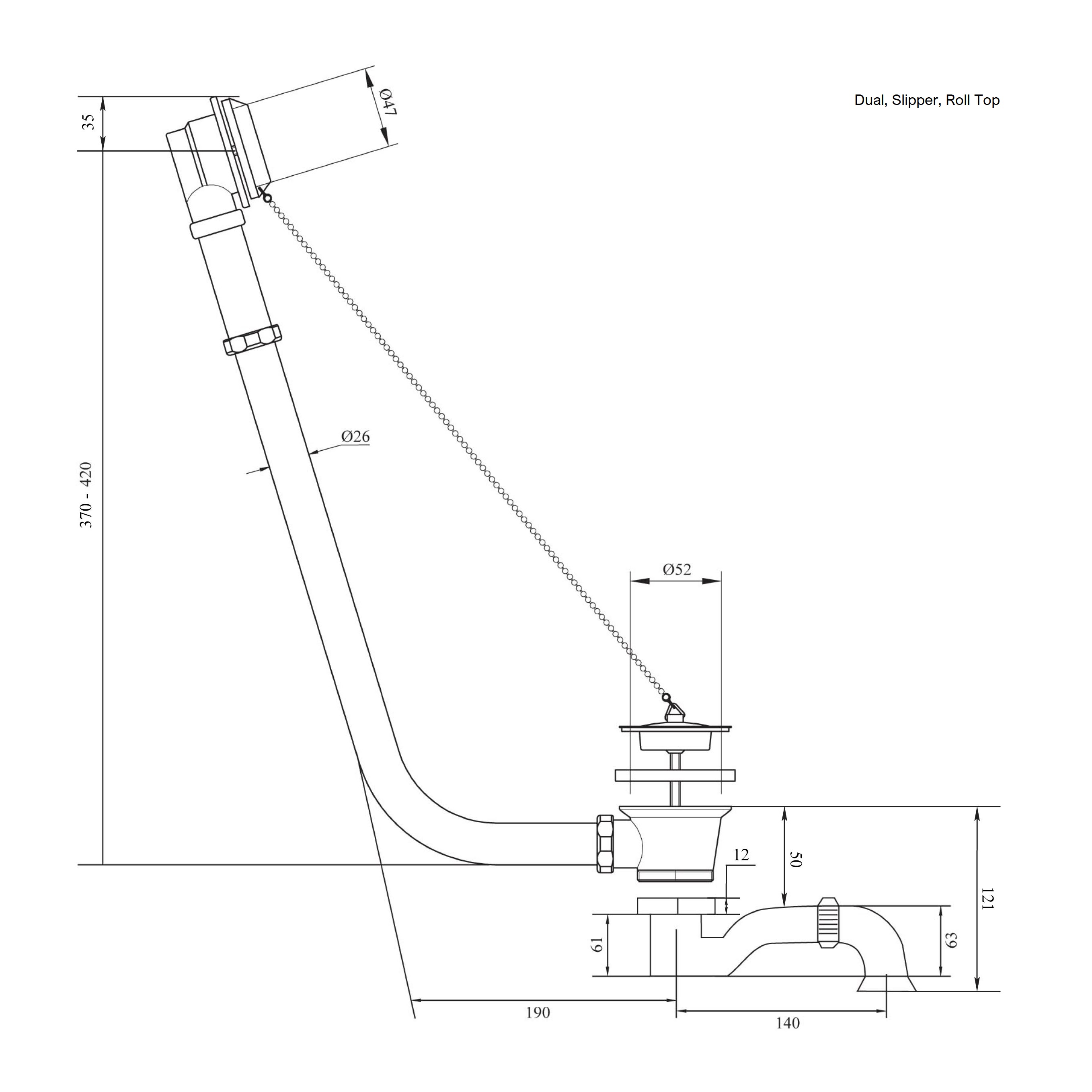 СЛИВ-ПЕРЕЛИВ ANTICA 1200 RECOR sun-id-1718075 - Вид №4