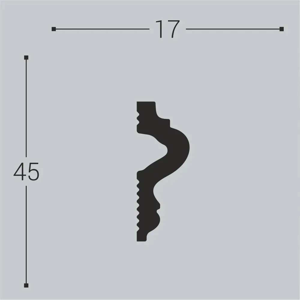 Молдинг потолочный Bello Deco XPS М 10 - элегантный декор для интерьера 87957237 STLM-1568107 - Вид №2