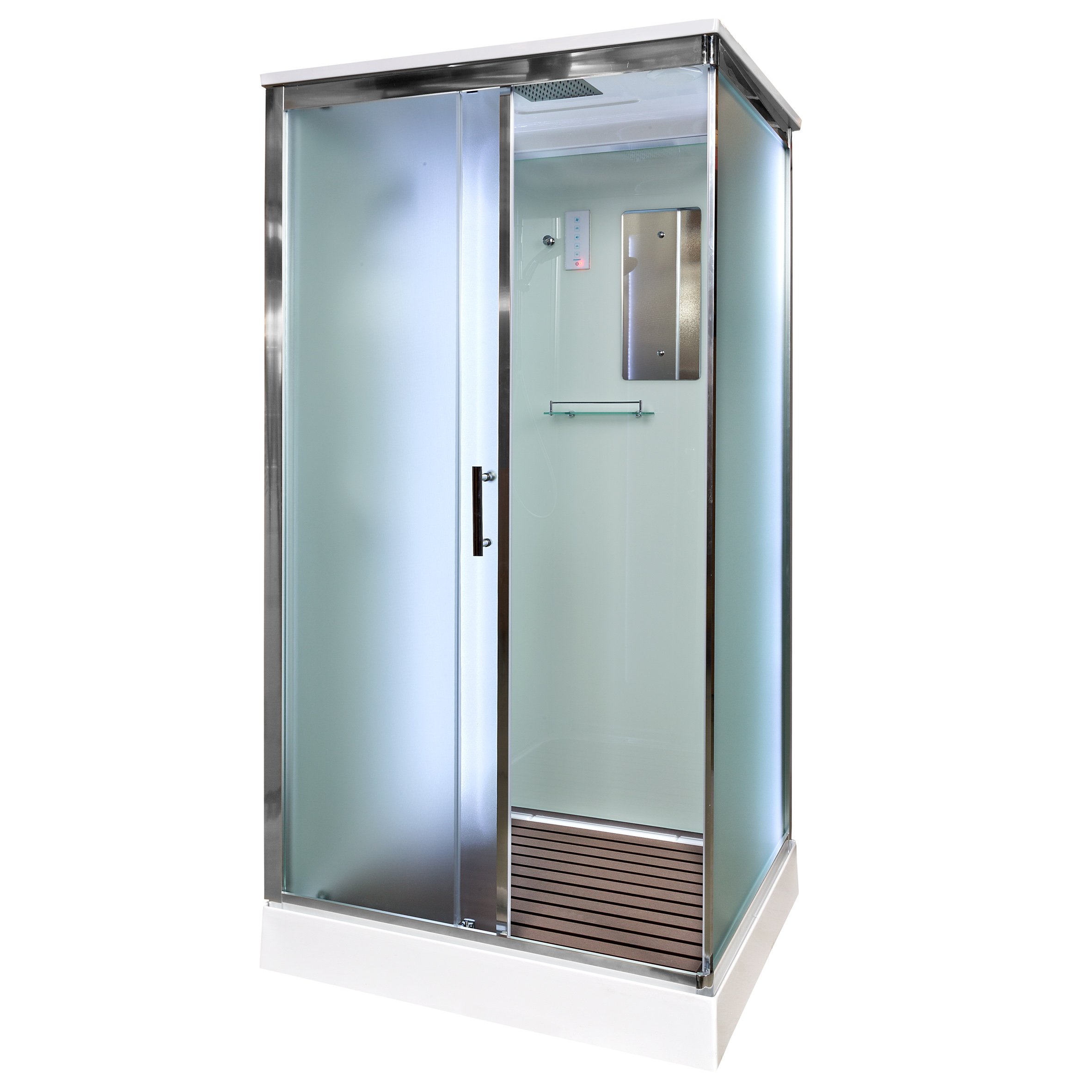 ЕМ4510 N с гидромассажем (гм.) Душевая кабина DETO Серия EM D129 S LED - Вид №34