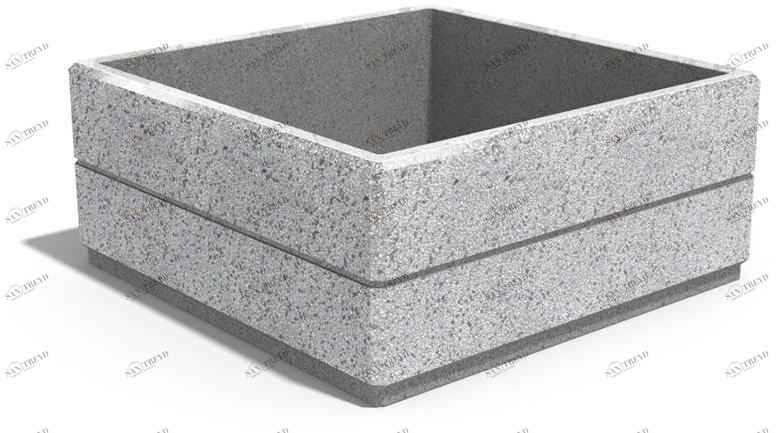 ENCHO ENCHEV - ETE Квадратная кашпо для общественных мест  214 