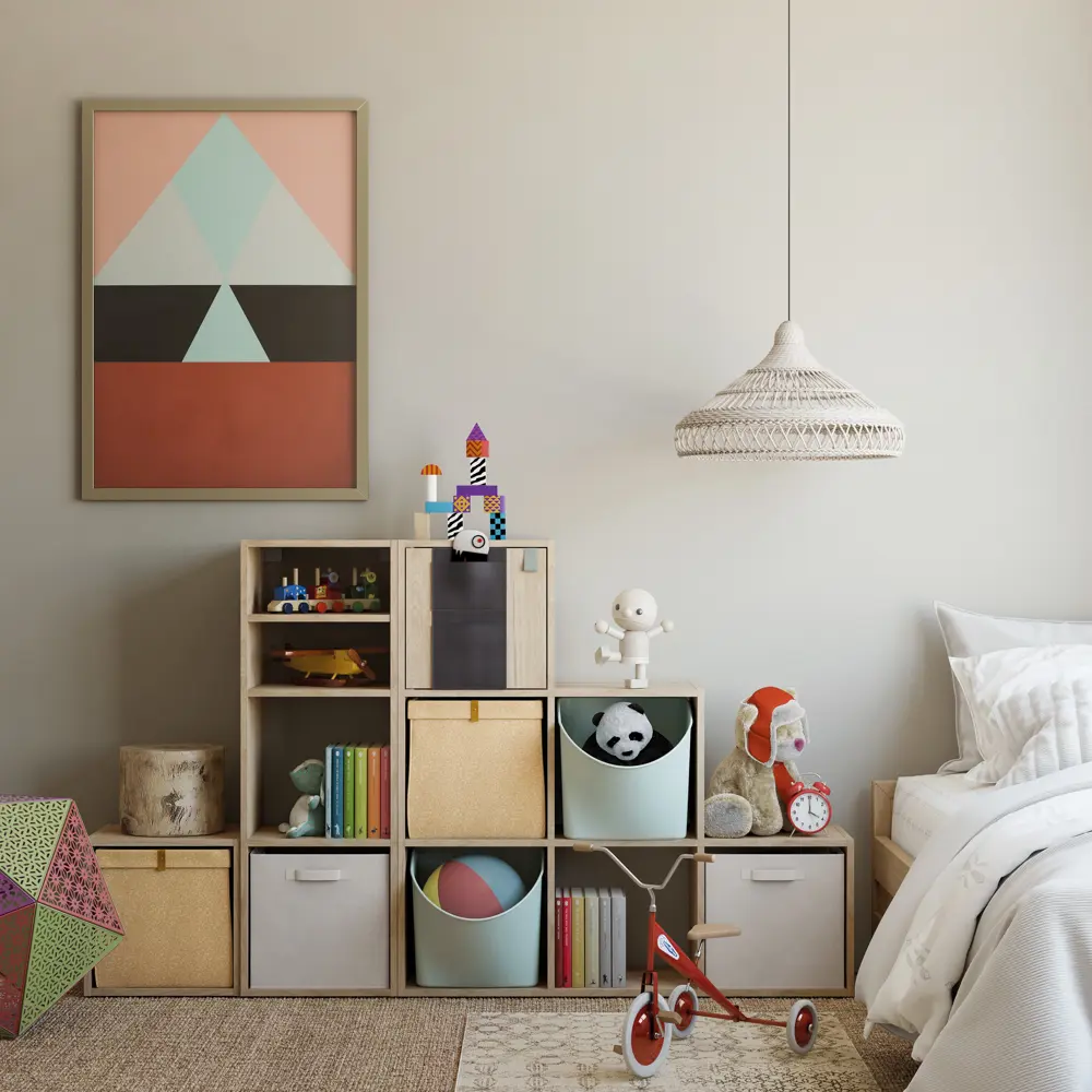 Органайзер дверной Spaceo KUB Paris 80x18 см полиэстер цвет чёрный STLM-2029435 - Вид №2