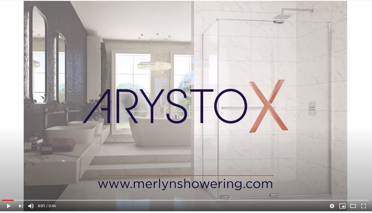 Дверь в нишу ARXFSL150E L or R Merlyn Arysto Хромированный  - Вид №6