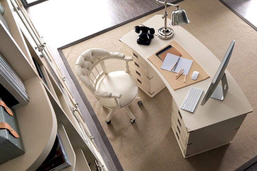 Caroti Рабочий стол из дерева с ящиками  801  - Вид №3