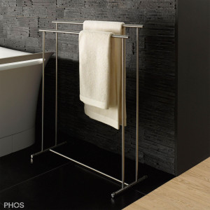 HTB2-800 Полотенцесушитель с 2 вешалками для полотенец - ширина 80 см PHOS