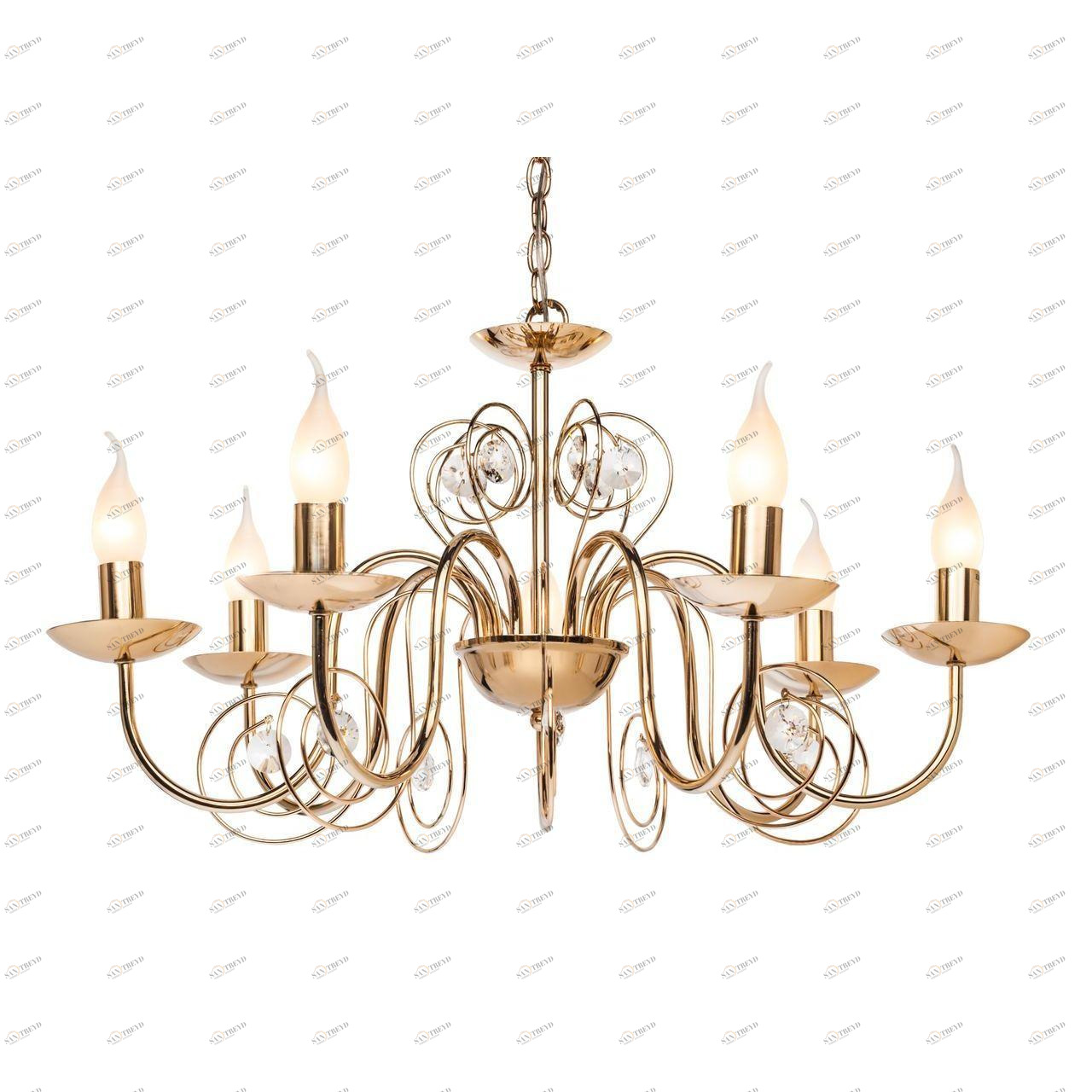 Подвесная люстра Silver Light Fancy 121.58.7 SILVER LIGHT FANCY GOLD 185986 Золотой 