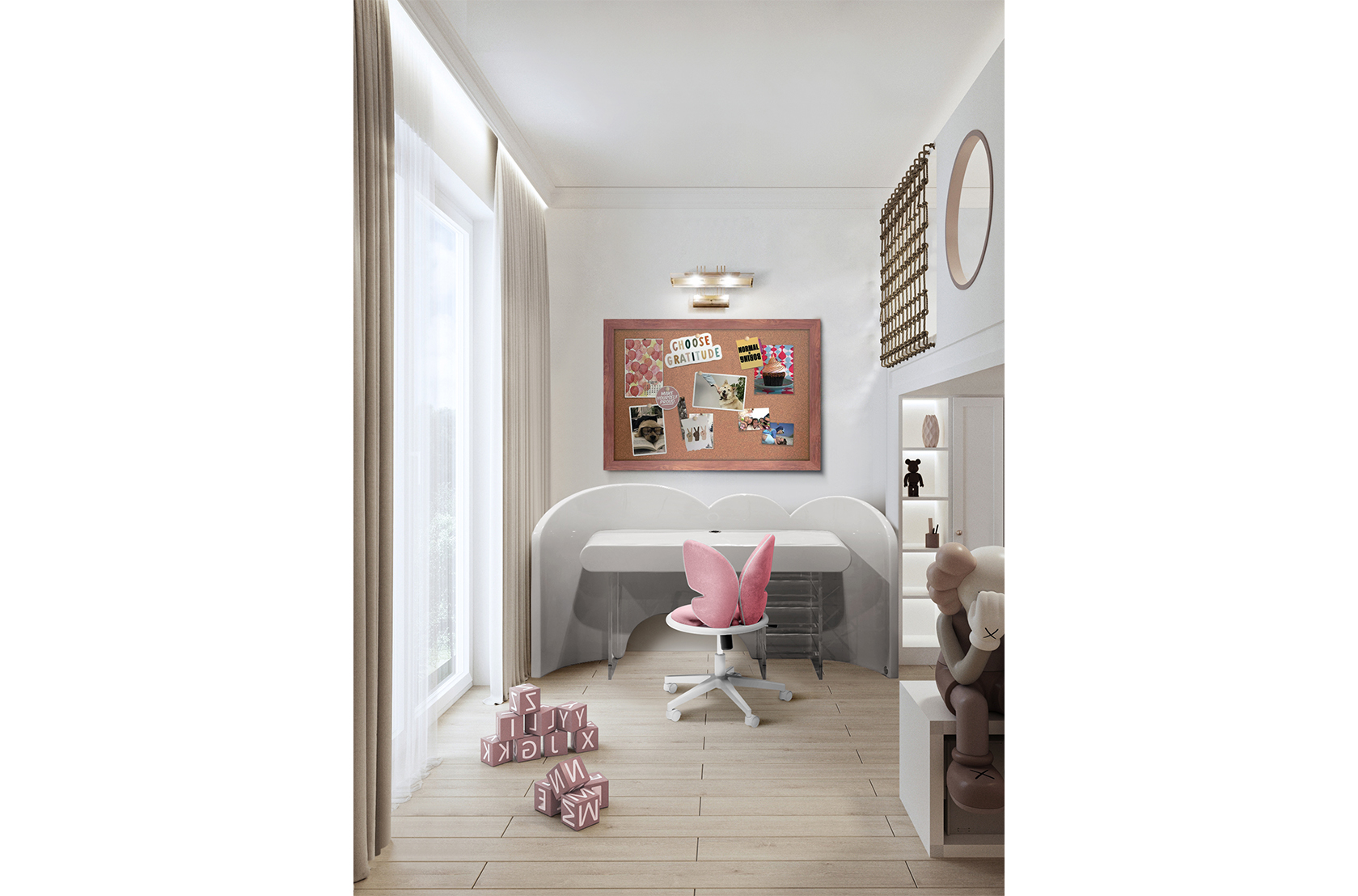 CIST656 Детский письменный стол Облачный стол Circu  - Вид №10