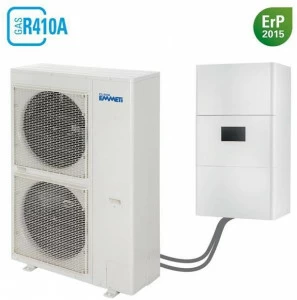 EMMETI Сплит-инверторный тепловой насос воздух-вода постоянного тока Pompe di calore residenziali mirai mono e split