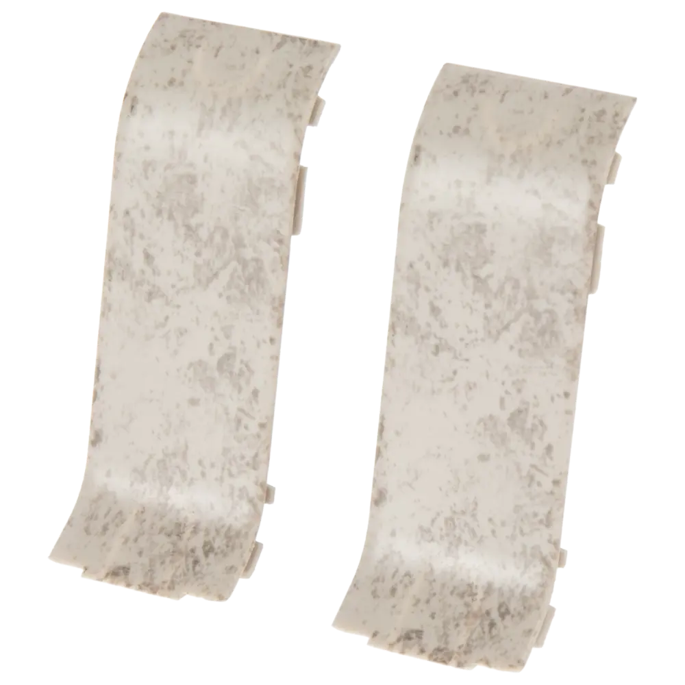 Соединитель для плинтуса «Пепельный», высота 58 мм, 2 шт Santreyd STLM-2190776