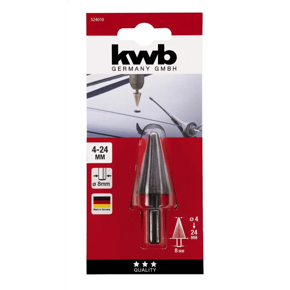 Сверло-развертка по металлу KWB 5240-10 4-24x70 мм STLM-2139633 - Вид №1