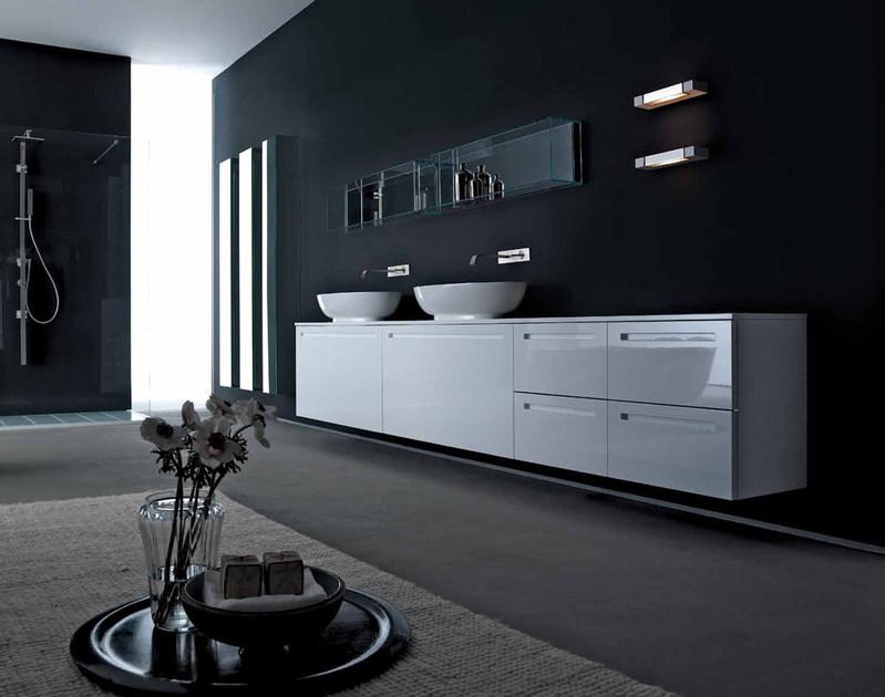 RIFRA Лаковая тумба под умывальник с ящиками Zero bagno sun-id-1421883 - Вид №1