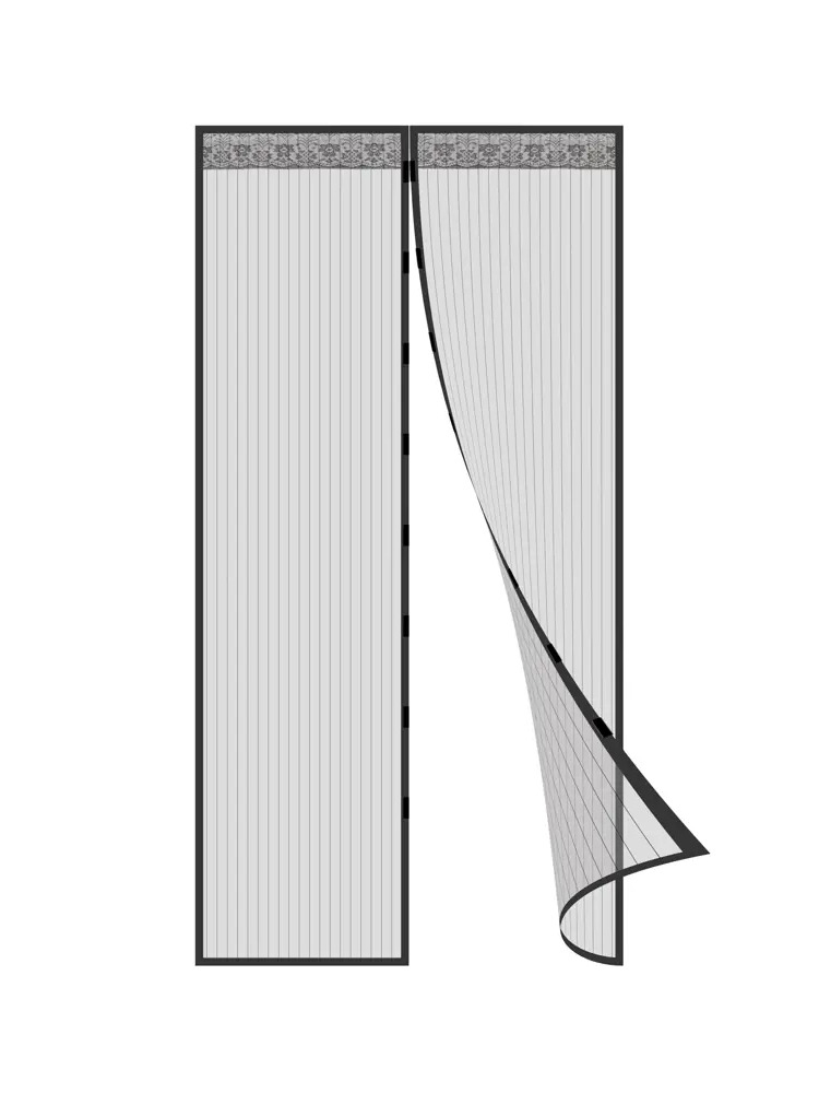 91395812 Москитная сетка-штора на дверь Birdhouse 2100х1000мм черный STLM-0896861