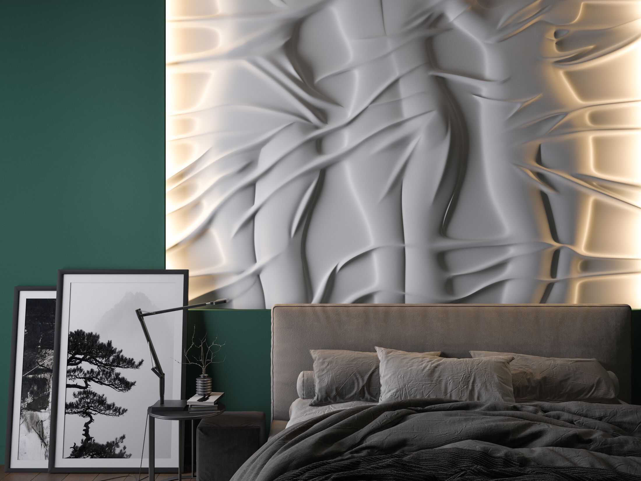 Трехмерная декоративная гипсовая панель WallDeco WOMEN ARCH-00099920