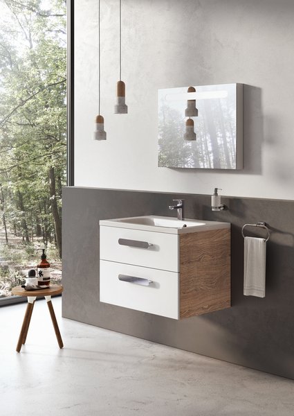 Тумба под умывальник SD 800 CHROME II белая Ravak X000000922 - Вид №2