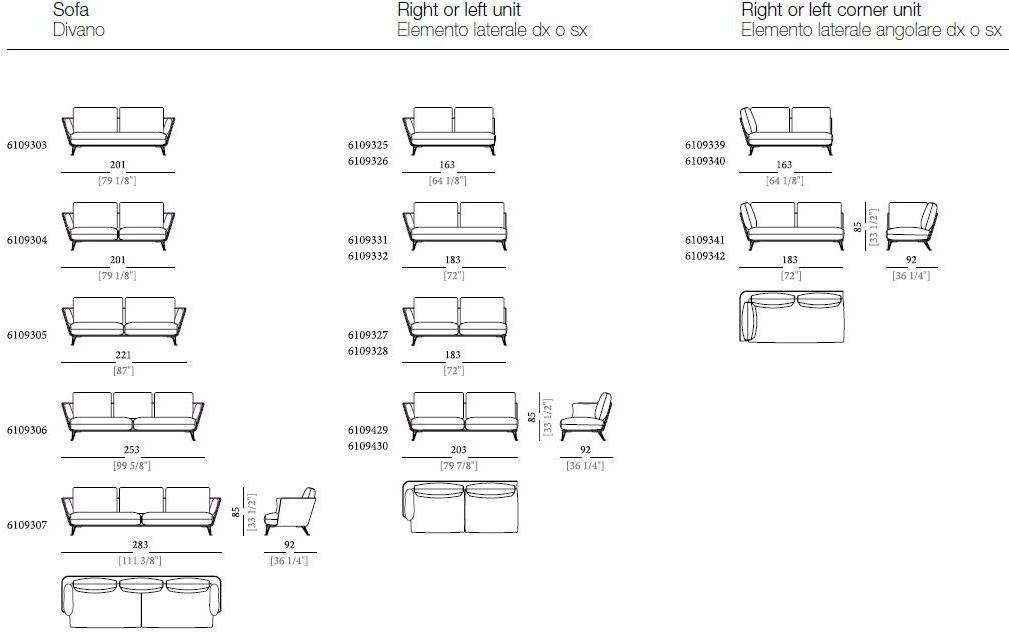 Arketipo Дормез из ткани Morrison sun-id-1371283 - Вид №2
