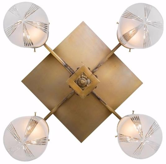 Patinas Lighting Потолочный светильник из латуни ручной работы Hoffmann sun-id-1379720 - Вид №1