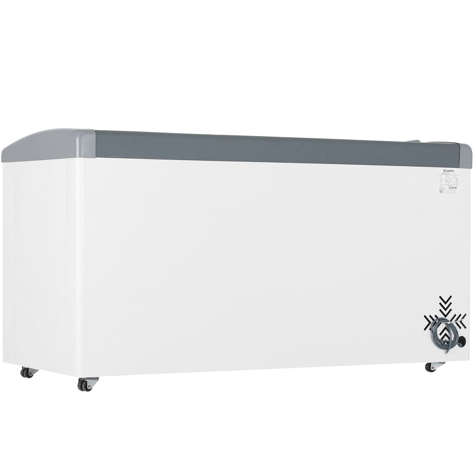1229614 Морозильный ларь Frostor Gellar FG 675 E белый, серый STDN-0101249 - Вид №3