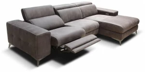 Rossini Sofas Модульный кожаный диван с шезлонгом Tessa