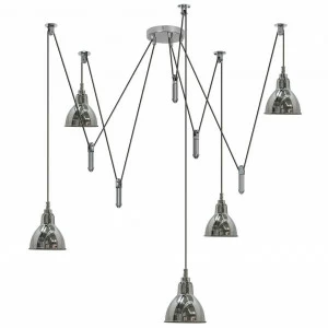 Подвесная люстра Lightstar Acrobata 761054 LIGHTSTAR ДИЗАЙНЕРСКИЕ, ACROBATA 137953 Хром