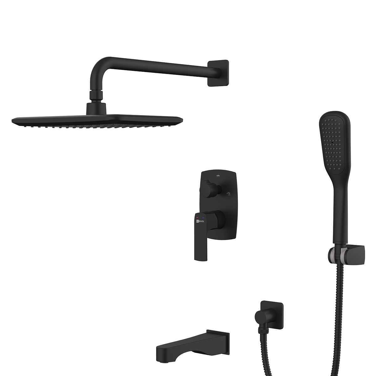 LM7222BL Смеситель Ursus для ванны и душа, встраиваемый LEMARK URSUS 