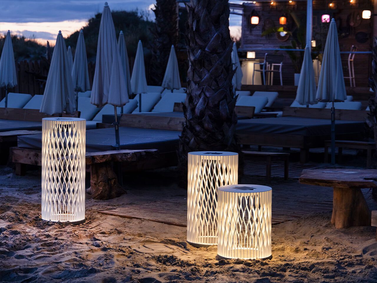 Алюминиевая солнечная энергия открытый торшер Les Jardins® Cadix ARCH-00058729 - Вид №4