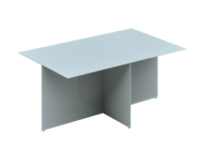 Прямоугольный железный журнальный столик