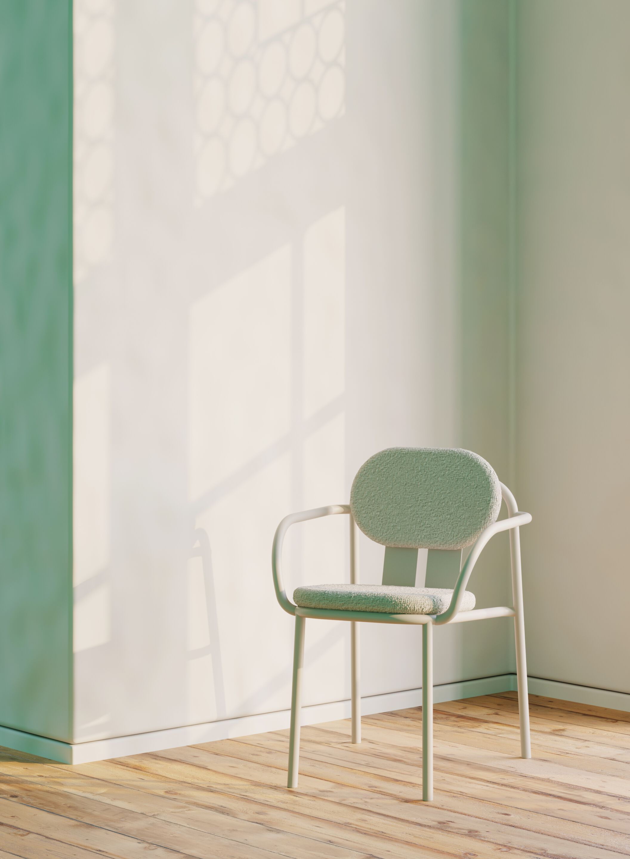 Алюминиевый и тканевый садовый стул с подлокотниками Joyf Desert ARCH-00022478 - Вид №5