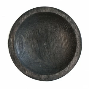 Тарелка "Круг" Чёрный FUGA ECO WOOD 123542 Чёрный
