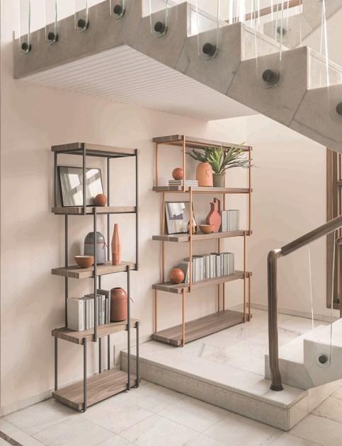 Bonaldo Открытый двухсторонний деревянный стеллаж sun-id-1489649 - Вид №1