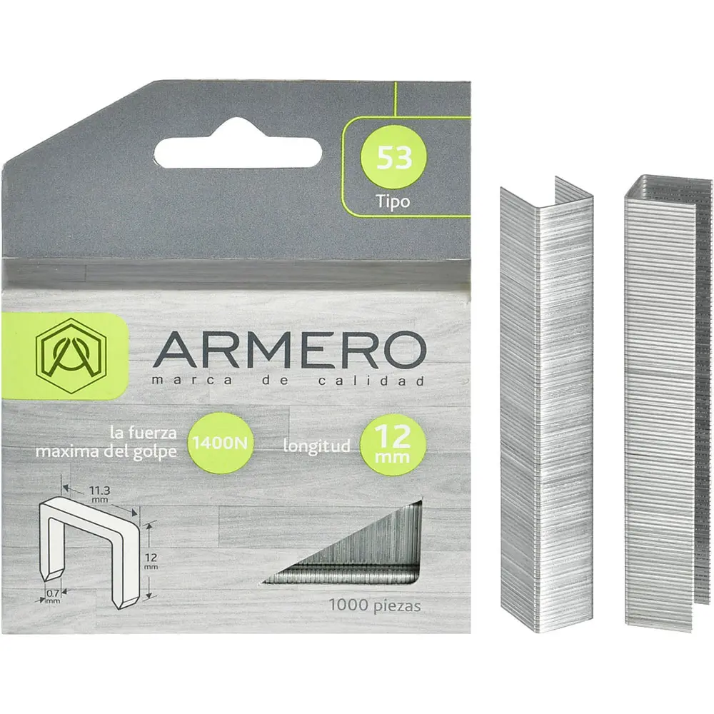 Скобы для степлера Armero тип 53 12 мм STLM-2066224